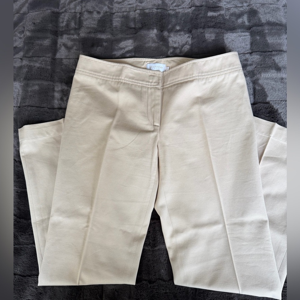 Valentino Roma Cream Trousers